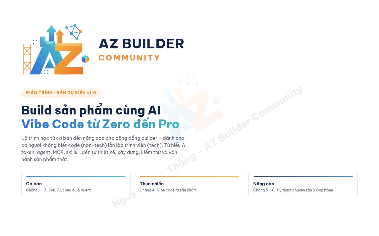 Giáo trình AI Vibe Code — từ Zero đến Pro
