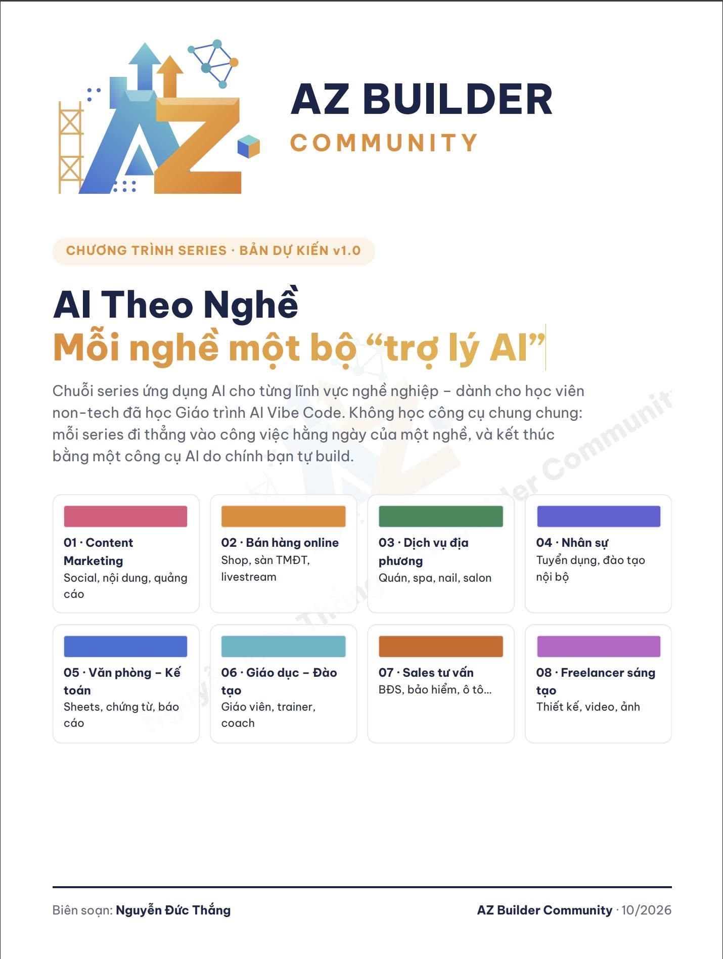 AI Theo Nghề - Mỗi nghề một bộ “trợ lý AI”